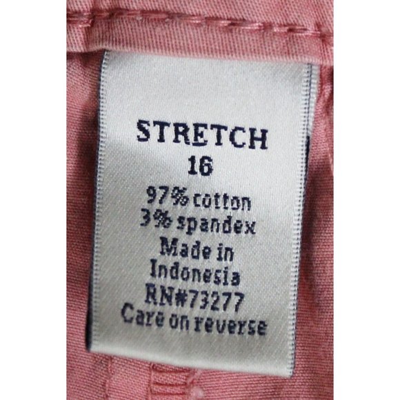 Croft&Barrow Womens Rose Pink Skorts size 16 Stretch Spring Casual Classic Fit - Picture 4 of 5